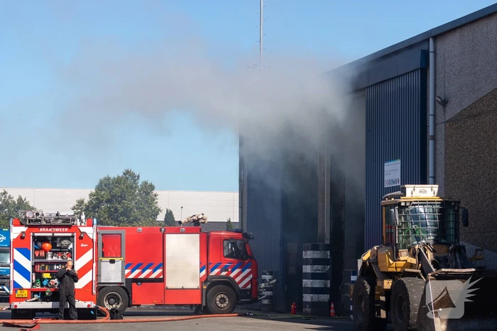 Brand bij afvalstortplaats