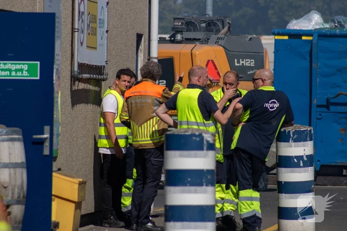 Brand bij afvalstortplaats