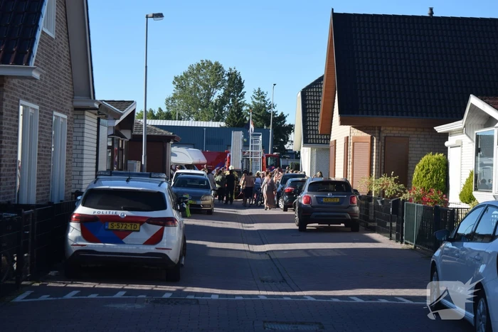 Brand bij woonwagen snel onder controle