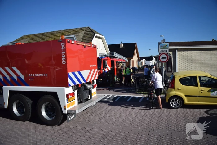 Brand bij woonwagen snel onder controle