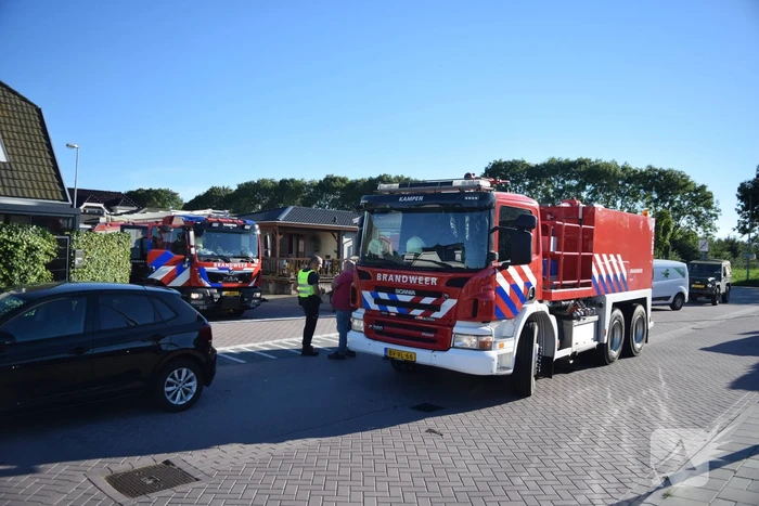 Brand bij woonwagen snel onder controle