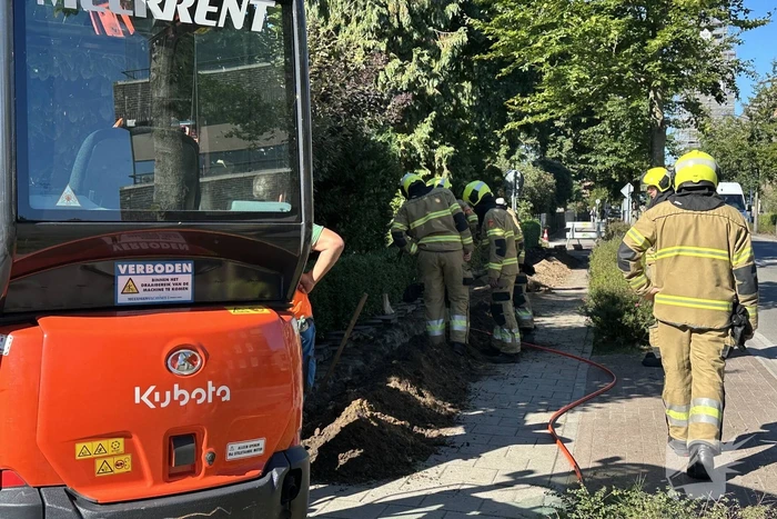 Gaslekkge na werkzaamheden