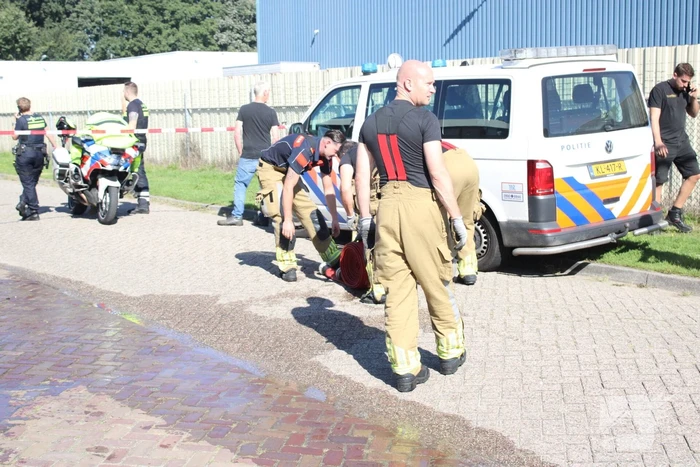 Flinke brand in garagebox