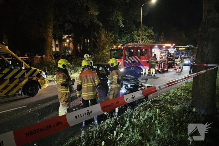 Gewonde en flinke schade bij eenzijdig ongeval