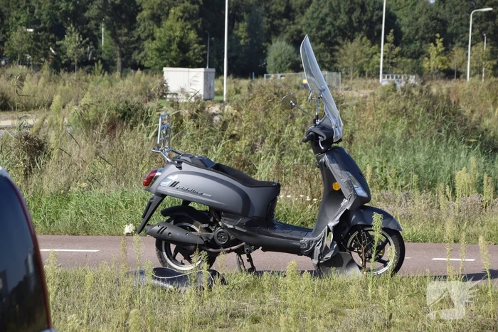 Scooterrijder gewond bij aanrijding