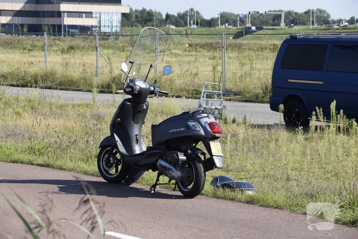 Scooterrijder gewond bij aanrijding