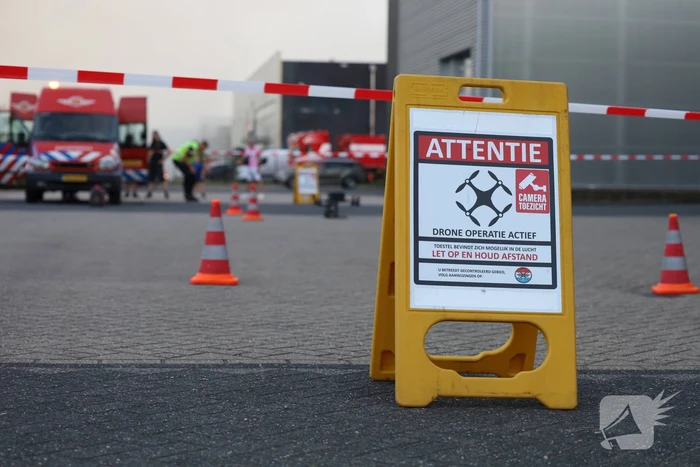 Flinke rookontwikkeling bij zeer grote brand