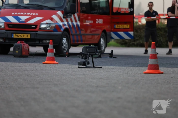 Flinke rookontwikkeling bij zeer grote brand