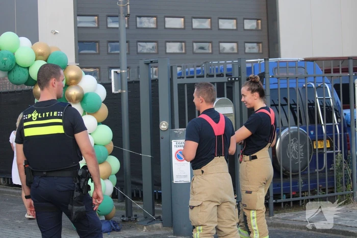 Barbecue explodeert, een gewonde