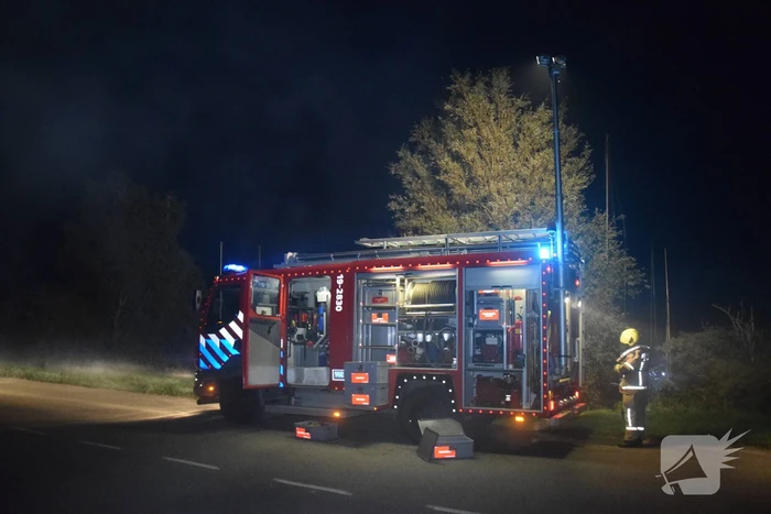 Brandweer behoudt schip door snelle actie