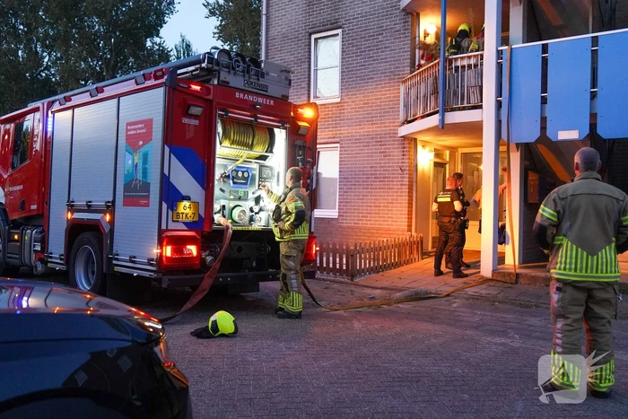 Woning geventileerd na brand