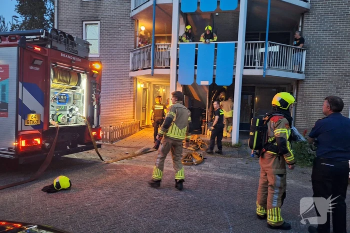 Woning geventileerd na brand