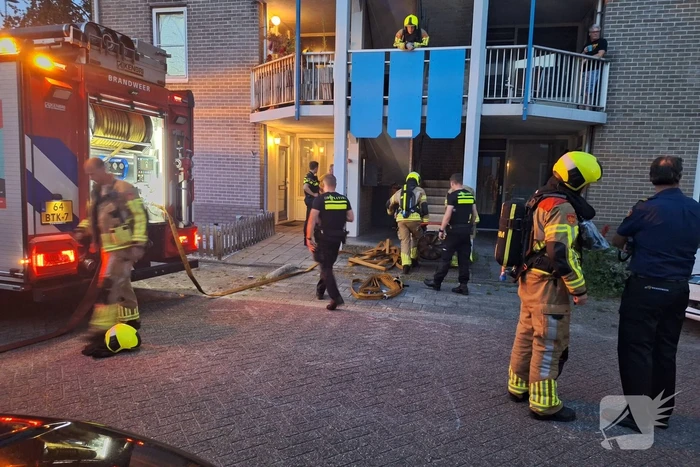Woning geventileerd na brand