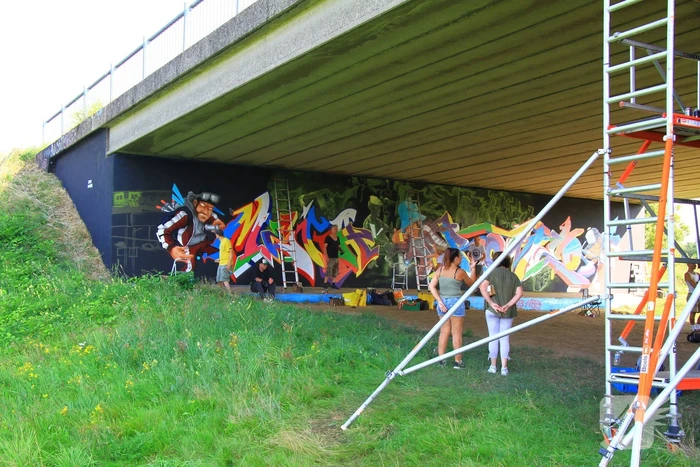 Graffitispuiters trekken veel bekijks