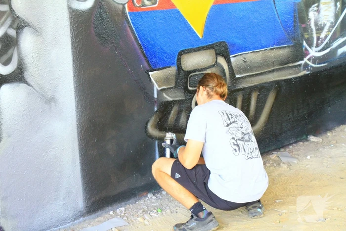 Graffitispuiters trekken veel bekijks