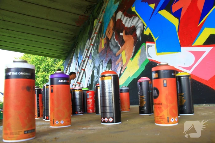 Graffitispuiters trekken veel bekijks