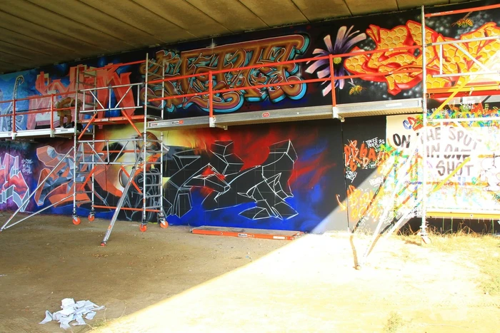 Graffitispuiters trekken veel bekijks