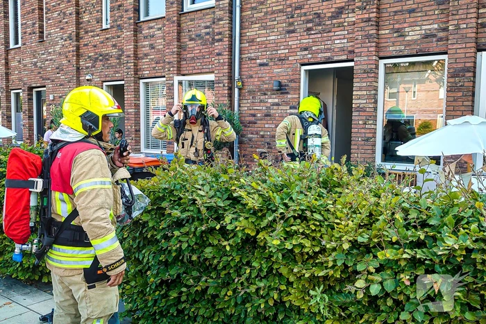Lamp veroorzaakt brand in woning