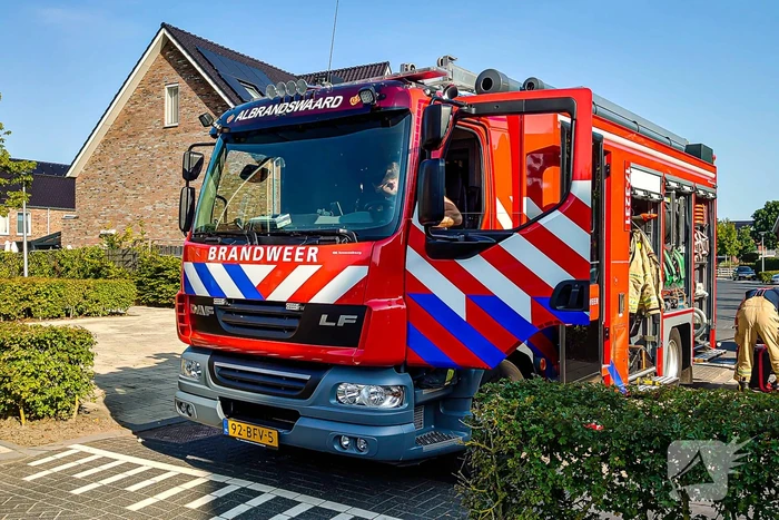 Lamp veroorzaakt brand in woning