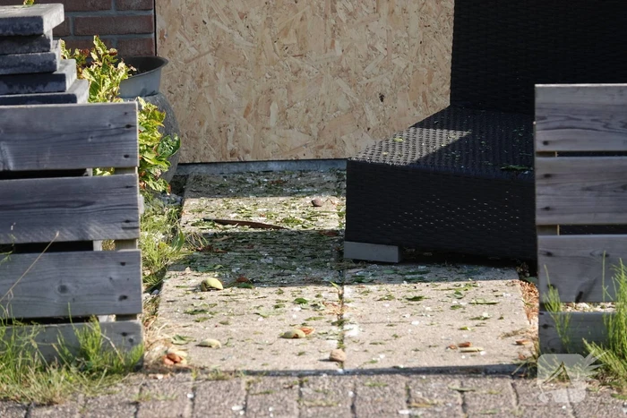 Woning beschadigd door explosie