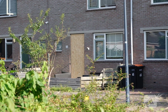 Woning beschadigd door explosie