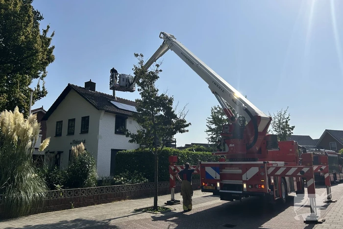 Brandweer ingezet voor mogelijke kat in schoorsteen
