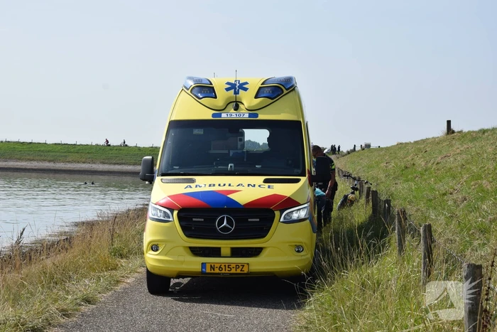 Duiker in problemen uit water gehaald
