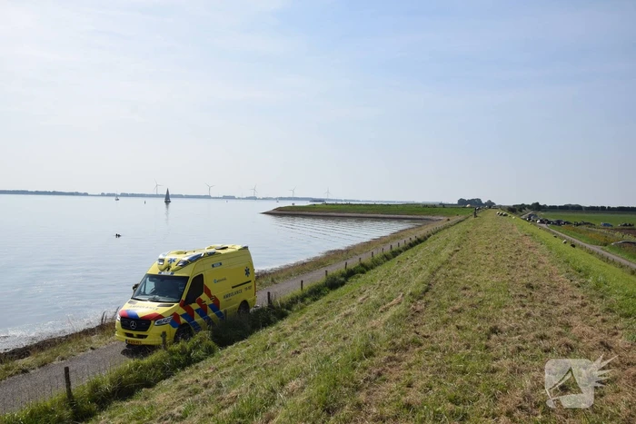 Duiker in problemen uit water gehaald