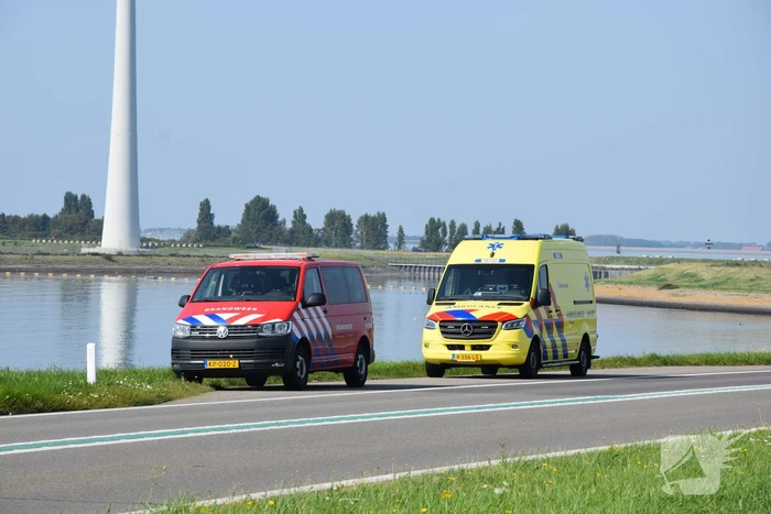 Recreant zorgt voor melding ongeval
