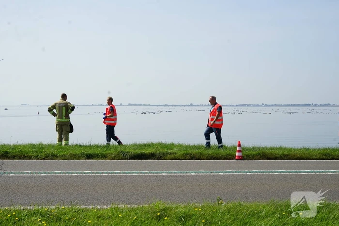 Recreant zorgt voor melding ongeval