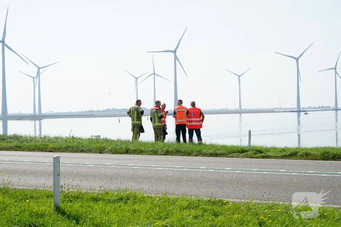 Recreant zorgt voor melding ongeval