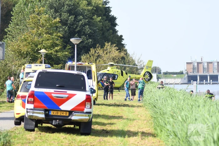 Persoon zwaargewond bij waterongeval