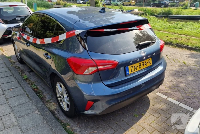 Auto flink beschadigd door brand