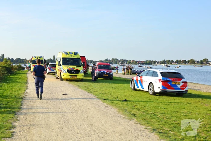 Grote zoekactie naar vermiste man in water