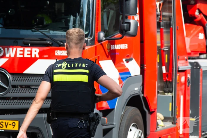 Veel rookontwikkeling bij brand