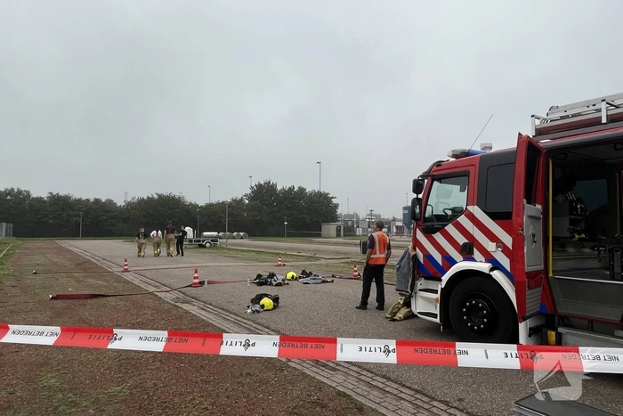 Parkeerplaats afgesloten vanwege onderzoek naar gevaarlijke stoffen