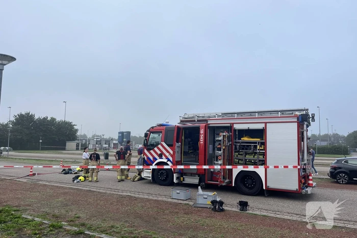 Parkeerplaats afgesloten vanwege onderzoek naar gevaarlijke stoffen