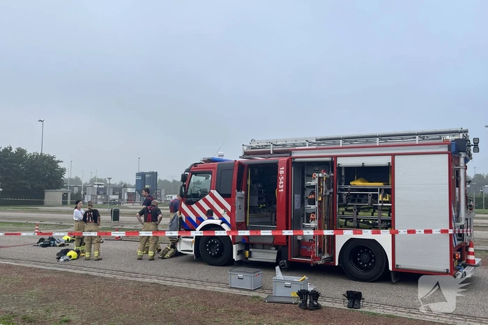 Parkeerplaats afgesloten vanwege onderzoek naar gevaarlijke stoffen