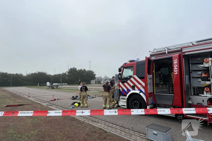 Parkeerplaats afgesloten vanwege onderzoek naar gevaarlijke stoffen
