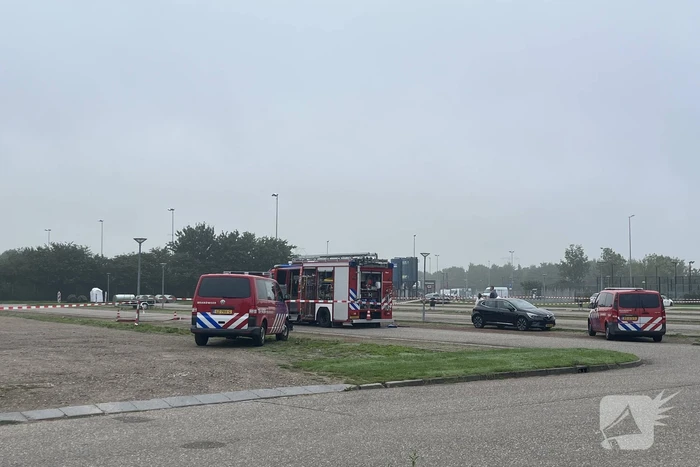 Parkeerplaats afgesloten vanwege onderzoek naar gevaarlijke stoffen