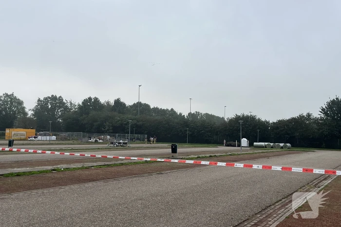 Parkeerplaats afgesloten vanwege onderzoek naar gevaarlijke stoffen