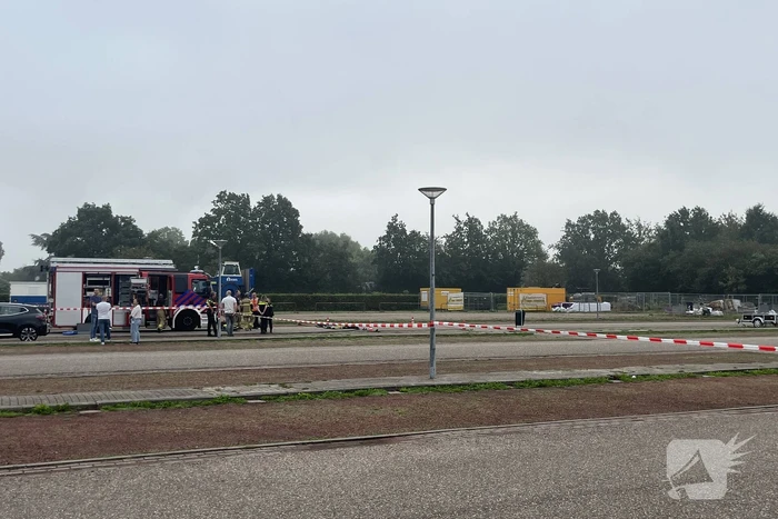 Parkeerplaats afgesloten vanwege onderzoek naar gevaarlijke stoffen