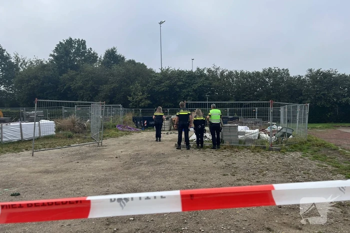 Parkeerplaats afgesloten vanwege onderzoek naar gevaarlijke stoffen