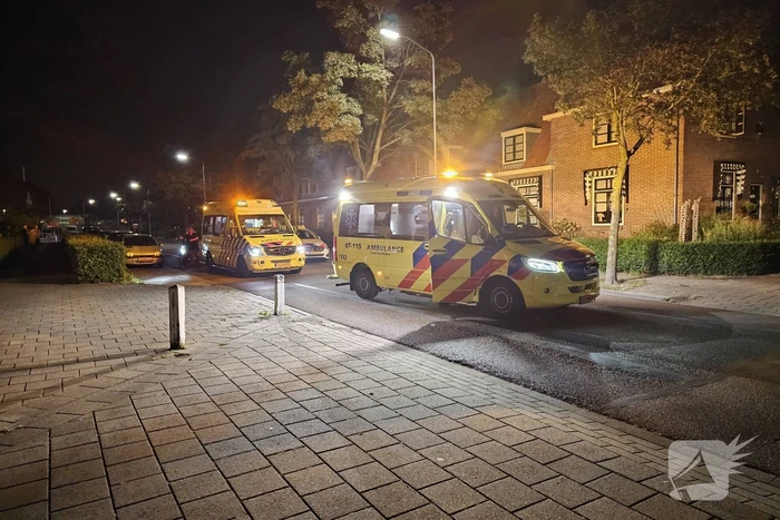 Botsing tussen scooter en fietser