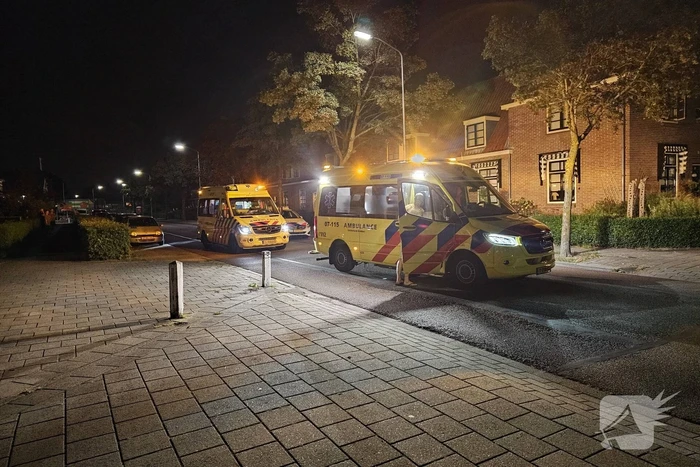 Botsing tussen scooter en fietser