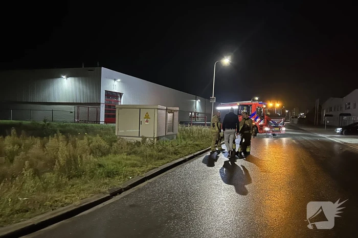 Brand in transformatorhuisje