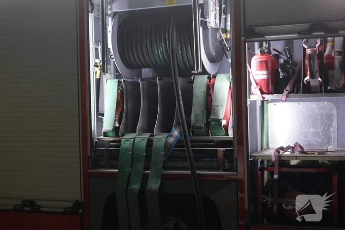 Tuinhuis achter woning afgebrand