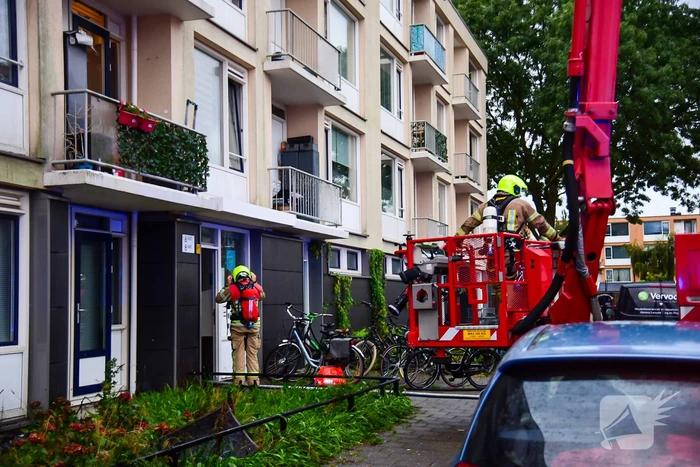 Twee flatwoningen volledig uitgebrand