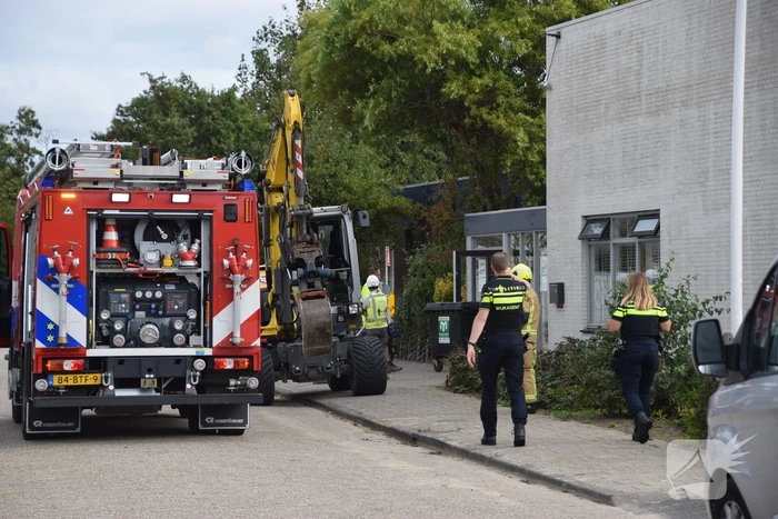Brandweer in gezet voor gaslekkage