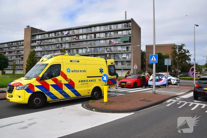 Scooterrijder gewond bij botsing met auto